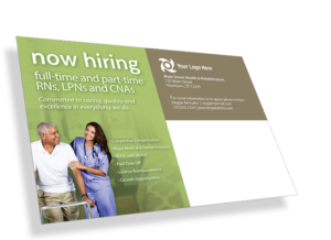 recruiting nurses direct mail design